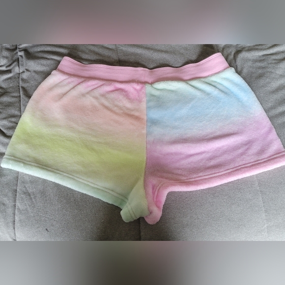 Fuzzy PINK Sleep Shorts - Picture 2 of 3